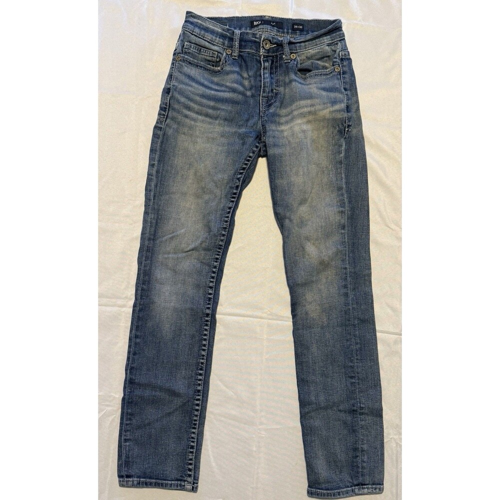 BKE Jeans Men's Size 28X30 ALEC Slim Straight Leg Medium Wash